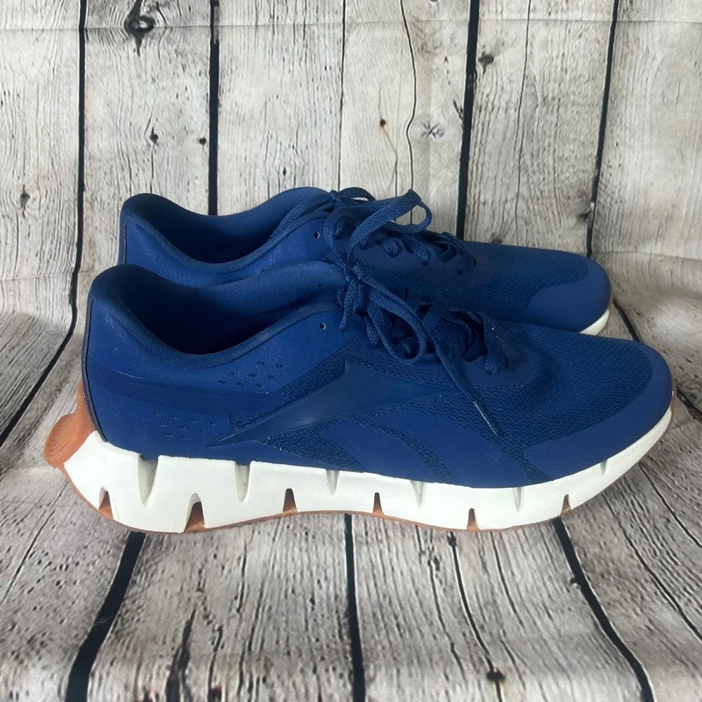 Reebok Zig Dynamica 3 Mens Blue Running Shoes GY9565 Size 13